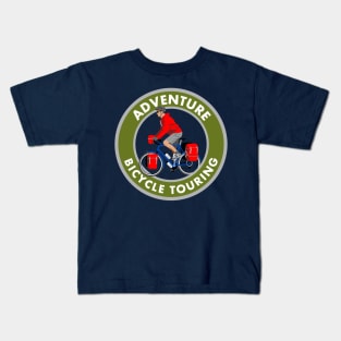 Adventure Bicycle Touring Kids T-Shirt